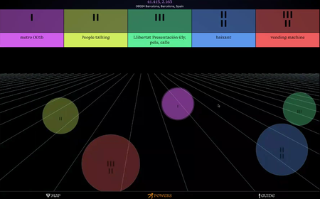 Listen To The Planet: EARTH SONG, a sonic playground based on the Freesound API