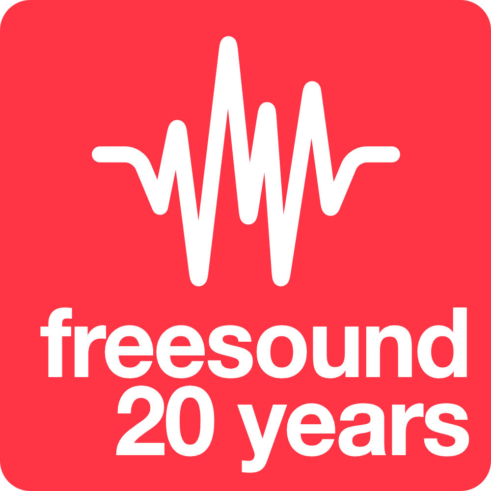 Freesound 20 years logo